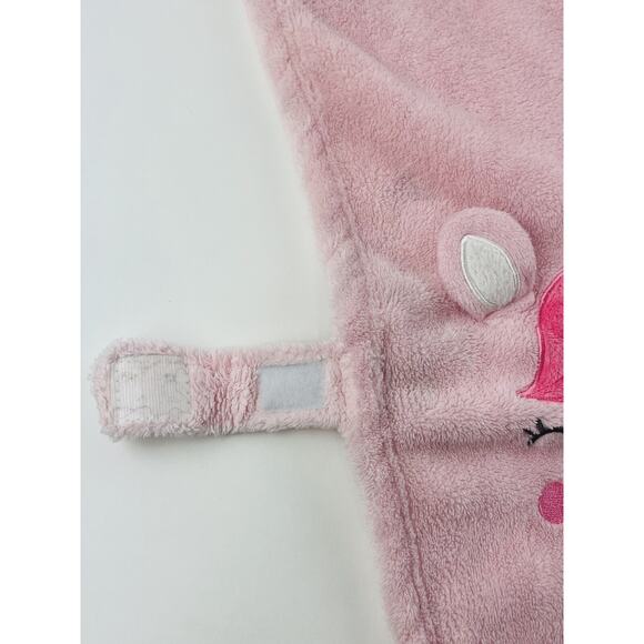 Carters Baby Blanket 3D PIG FACE Unicorn Pink Plush Pigicorn Curly Tail Piggy - Picture 4 of 15